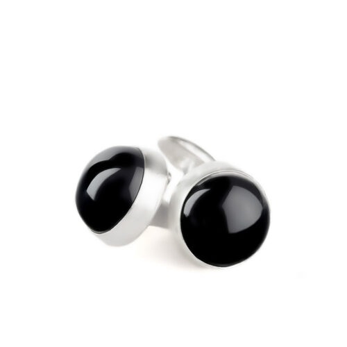 Black Onyx Cuff Links by INIZI – Smart, stylish, timeless.