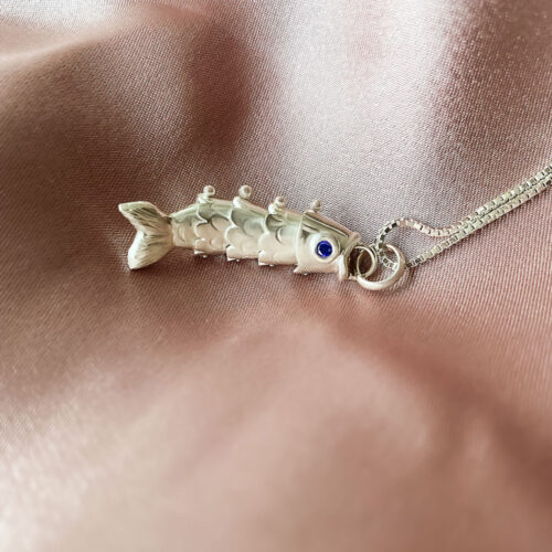 Kai the Kinetic Fish Pendant by INIZI